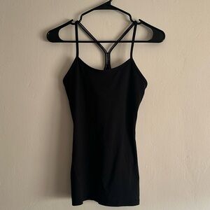 lululemon athletica Black Strappy Tank Top